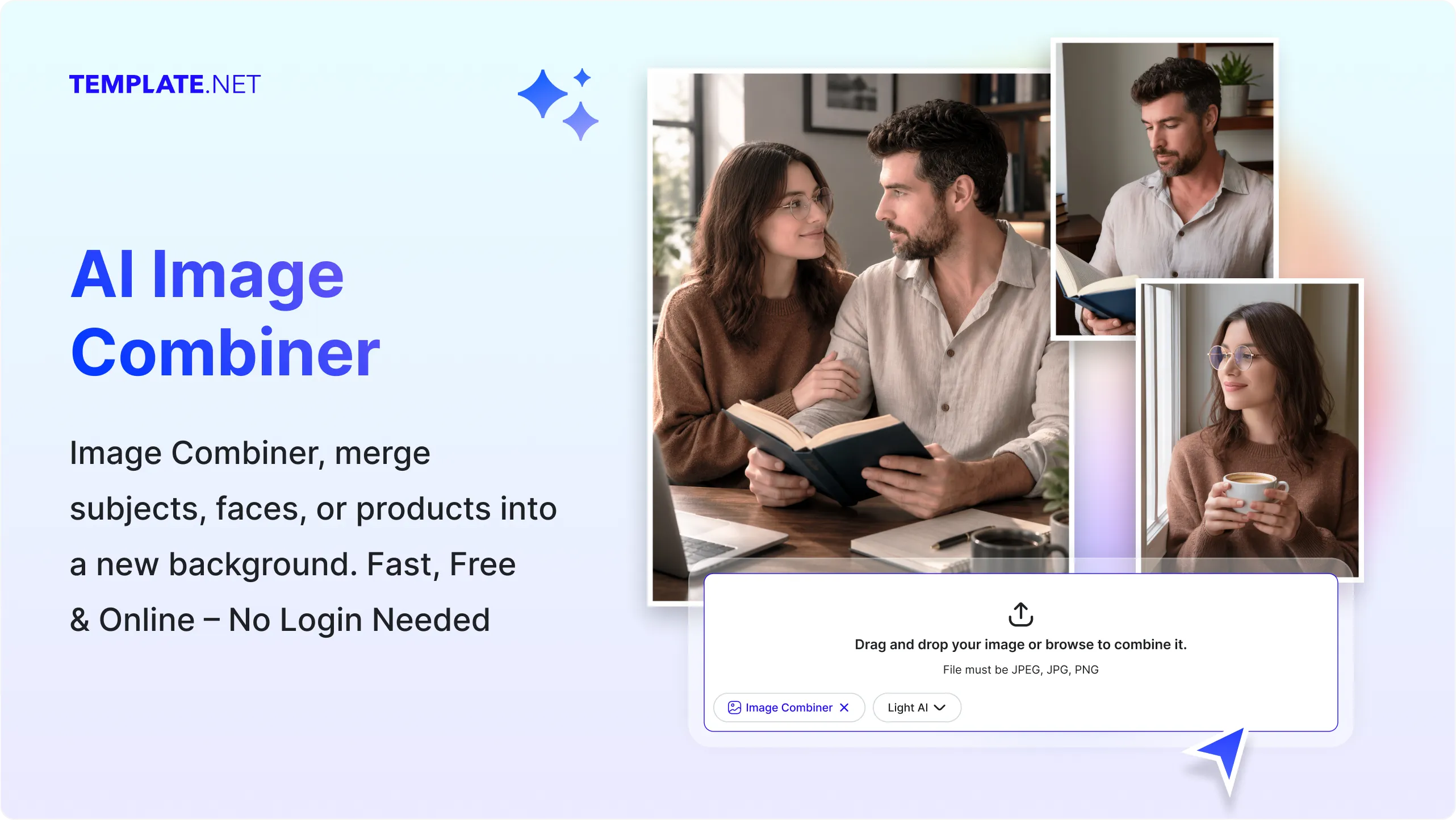 Free AI Image Combiner, Combiner Image Online with AI